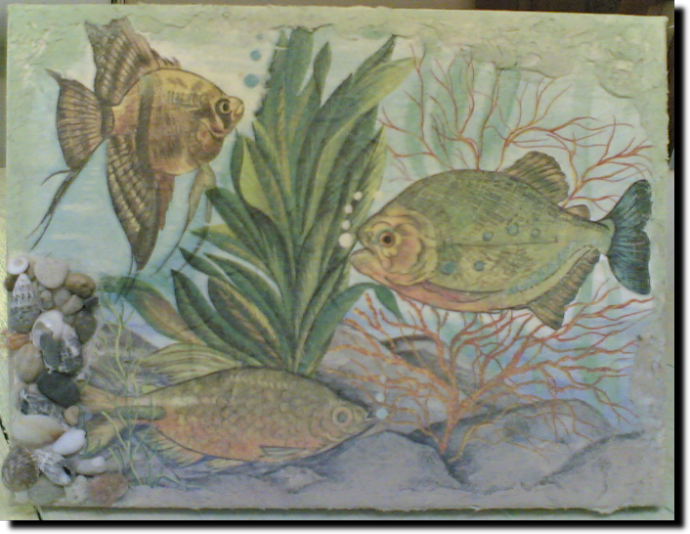 Dcoupage su tela 2008